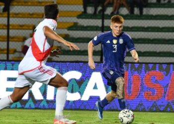 La Selección Sub-23 le ganó a Perú en el Preolímpico y se afianza en el grupo