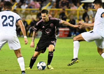 Messi jugó sus primeros minutos del año en el empate de Inter Miami ante El Salvador