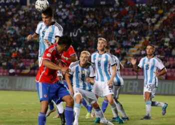 La Selección argentina Sub-23 goleó a Chile y se clasificó a la Fase Final del Preolímpico