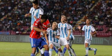La Selección argentina Sub-23 goleó a Chile y se clasificó a la Fase Final del Preolímpico