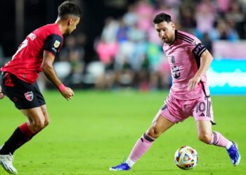 Miami rojo y negro: Newell’s empató ante el Inter de Messi en un amistoso de lujo