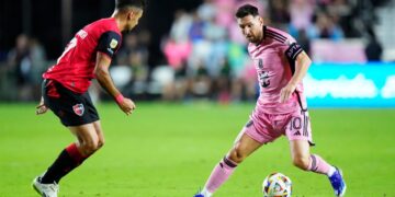 Miami rojo y negro: Newell’s empató ante el Inter de Messi en un amistoso de lujo