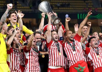 Olympiacos de Grecia le ganó a Fiorentina y se consagró campeón de la UEFA Conference League