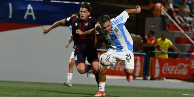 La Selección Sub 20 le ganó al Levante y cosechó su segundo triunfo en el torneo de L’Alcudia