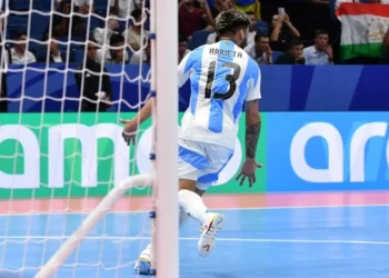Futsal: Argentina vapuleó a Ucrania en su estreno mundialista