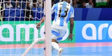 Futsal: Argentina vapuleó a Ucrania en su estreno mundialista