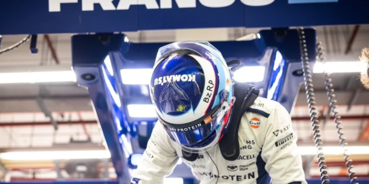 Colapinto hizo una buena clasificación y quedó bien parado para la carrera en Singapur