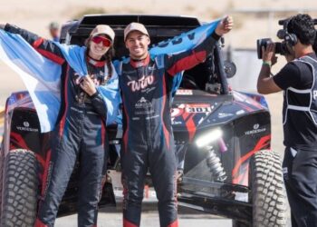 La dupla argentina que dejó su marca en el Dakar: Cavigliasso y Pertegarini campeones