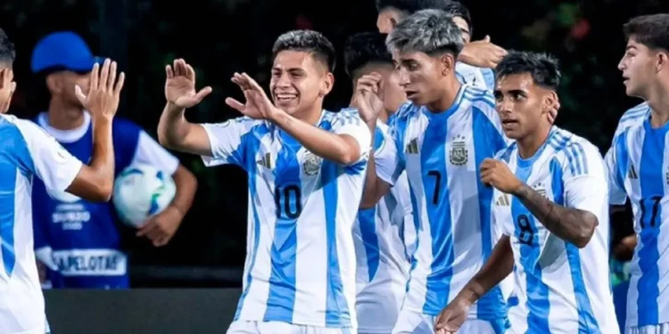 Goleada épica: la Sub 20 de Argentina aplastó a Brasil en el inicio del Sudamericano