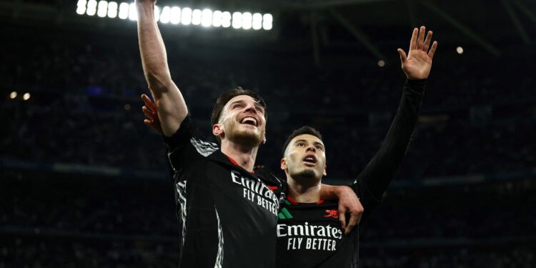 Adiós al rey: el Arsenal eliminó al Real Madrid en el Bernabéu y está en semifinales