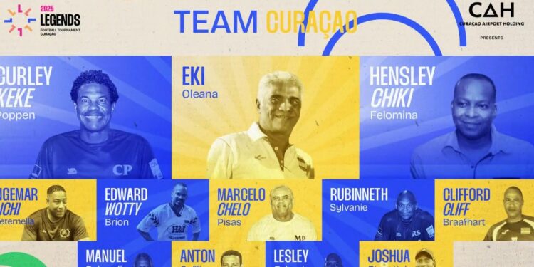 Ariel Ortega, Sergio Goycochea, Maxi Rodriguez y más leyendas del fútbol representando a Argentina en Torneo ‘Legends’ en Curaçao