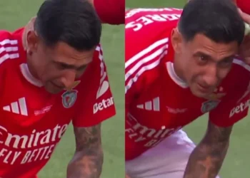 Conmovedor video: Ángel Di María lloró desconsoladamente en su despedida del Benfica