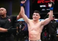 Histórico: Kevin Vallejos es el tercer argentino en los rankings de la UFC
