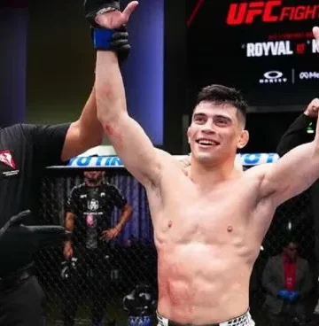 Histórico: Kevin Vallejos es el tercer argentino en los rankings de la UFC