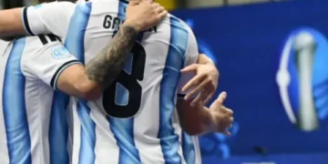 Argentina se metió en las semifinales de la Copa América de futsal tras vencer 4-1 a Paraguay