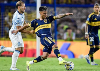 BOCA 0-0 RACING: MEJOR IMAGEN SOBRE EL FINAL