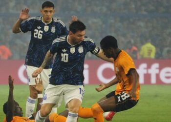 Argentina goleó a Zambia en su despedida del país antes del Mundial