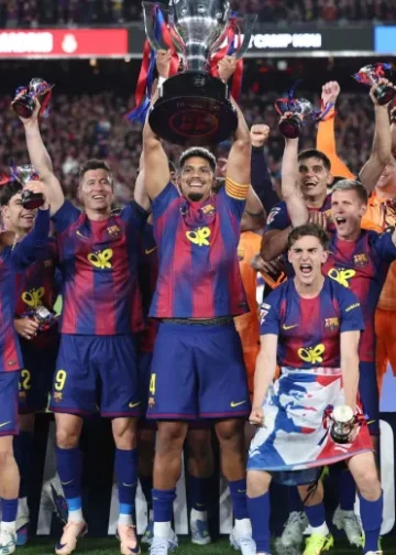 El Barcelona le ganó en el clásico al Real Madrid y se consagró campeón de LaLiga