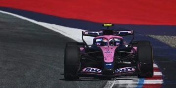 F1: Franco Colapinto no avanzó en la Q2 tras un error y largará 16° en el Gran Premio de Austria
