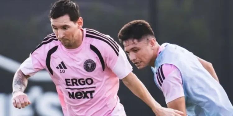 Diez días después de la final del Mundial 2026, Messi volvió a entrenarse con el Inter Miami