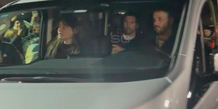 Lionel Messi llegó a Rosario para pasar unos días con su familia