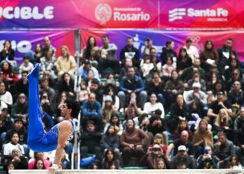 Rosario tuvo su primera medalla en los Juegos Suramericanos: Luca Alfieri ganó el bronce en gimnasia artística