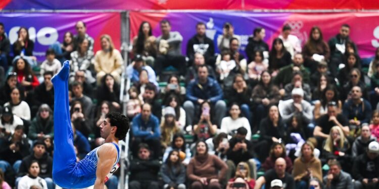 Rosario tuvo su primera medalla en los Juegos Suramericanos: Luca Alfieri ganó el bronce en gimnasia artística