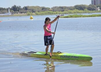 Oro rosarino en el agua: Santino Basaldella se consagró campeón en SUP en los Juegos Suramericanos