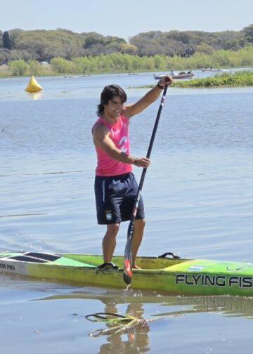 Oro rosarino en el agua: Santino Basaldella se consagró campeón en SUP en los Juegos Suramericanos